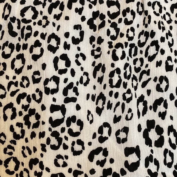 Animal Cheetah Print White and Black Cami Top Y2k Nwt Size Small S - Picture 7 of 9